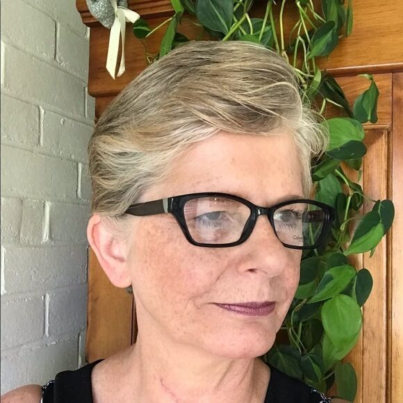 CALVIN Klein eyeglass frame black with wood look temples gorpcore - Picture 4 of 7